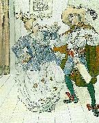 Carl Larsson lllustration till fagel bla-sagospel itre akter Spain oil painting artist